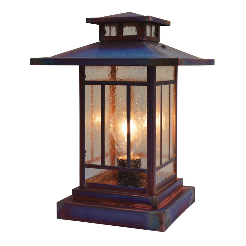 Arroyo KC-9CS-RC Kennebec One Light Column Mount Raw Copper