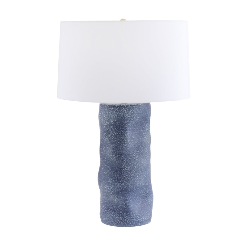 Arteriors 11078-169 Seabrooke One Light Table Lamp Speckled Sapphire