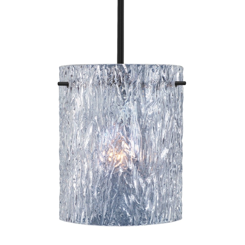 Besa 1TT-400600-BK Besa Tamburo 8 Stem Pendant One Light Pendant Black