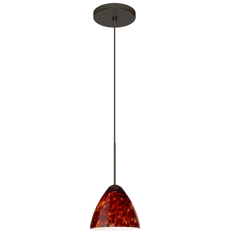 Besa 1XT-177941-BR Mia One Light Pendant Bronze (Discontinued)