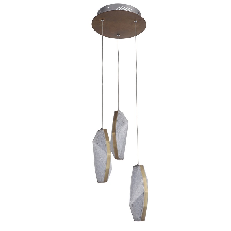 Craftmade P770PAB3-LED LED Mini Pendant Patina Aged Brass (Discontinued)