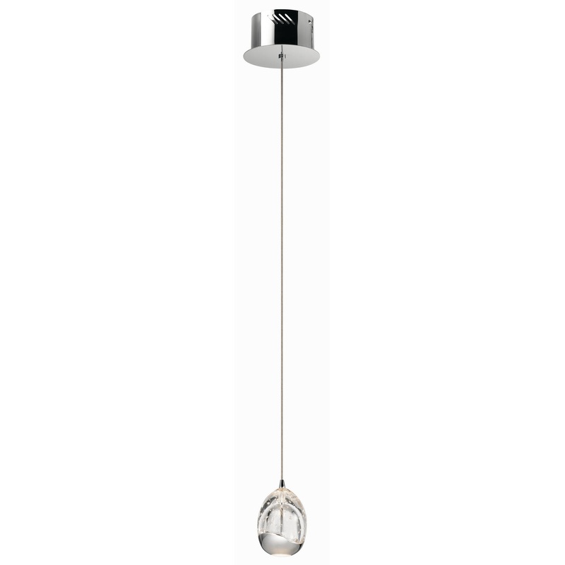 Kichler 83378 LED Mini Pendant, Chrome