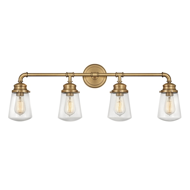 LED Bath from the Fritz Collection in Heritage Brass Finish by Hinkley