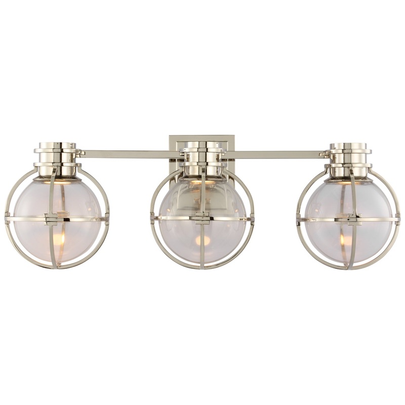 LED Wall Sconce from the Gracie Collection in Polished Nickel Finish by Visual Comfort Signature