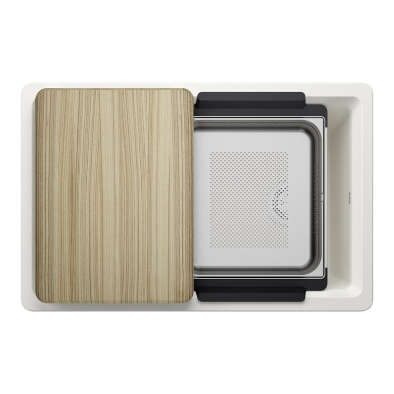 Workstation Inteos 30 Inch White Silgranit