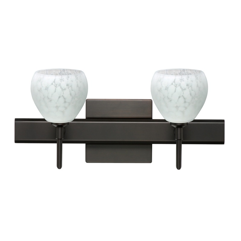 Besa 2SW-560519-BR-SQ Tay Tay Two Light Wall Sconce Bronze