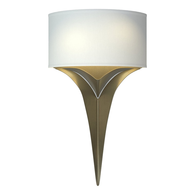 Calla Sconce Soft Gold Natural Anna Shade (SF)