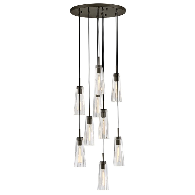Cosette Large Adjustable Pendant Black Oxide