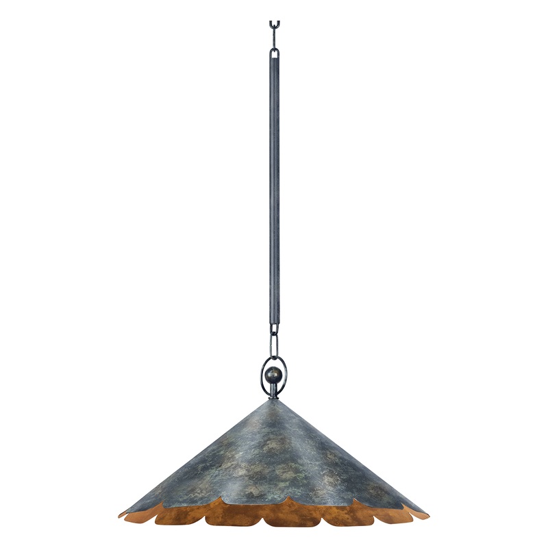 Folly Beach 1-Light Pendant Verdigris