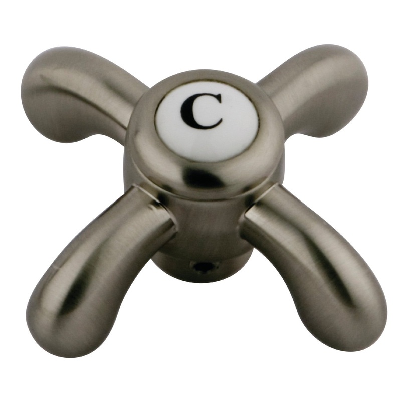KSH1608TXC Cold Metal Cross Handle, Brushed Nickel
