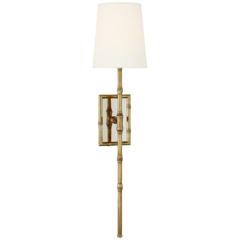 LED Wall Sconce from the Grenol Collection in Hand-Rubbed Antique Brass Finish by Visual Comfort Signature