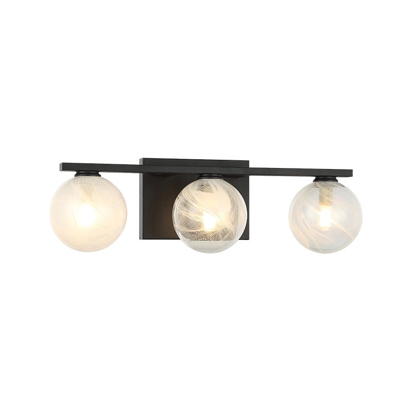 Nimbus 3-Light Wall Sconce Matte Black