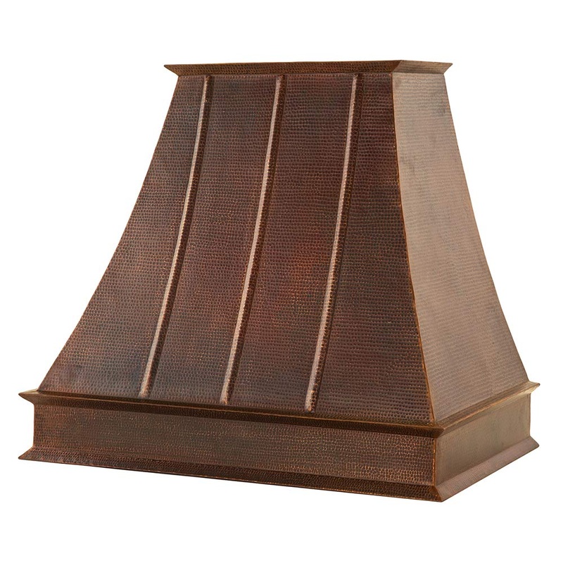 Premier Copper Products HV-EURO38-C2036BP1-TW Euro 38-Inch 735 CFM Wall Mount Range Hood