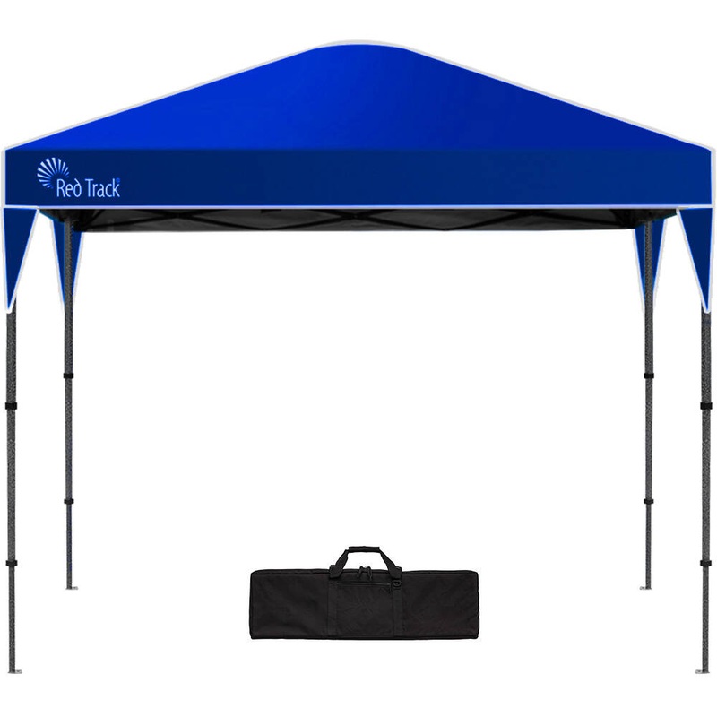 RED TRACK 3.6×2.2m Ultra Compact Folding Gazebo, Carry bag, Portable Outdoor Popup Marquee for Camping Beach, Navy Blue