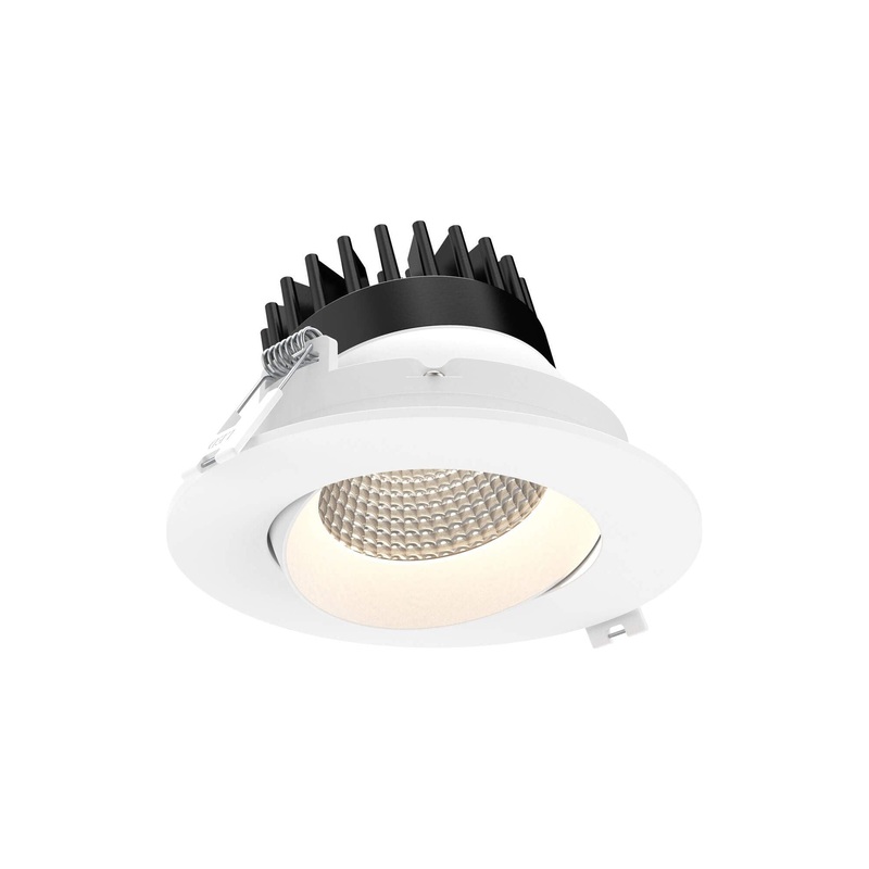 4″ CCT Gimbal Recessed Downlight White 120V | Triac Dimming