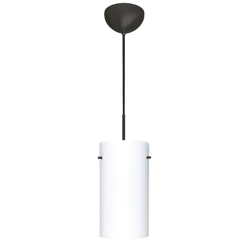 Besa 1VC-412007-LED-BK Tondo One Light Pendant Black (Discontinued)