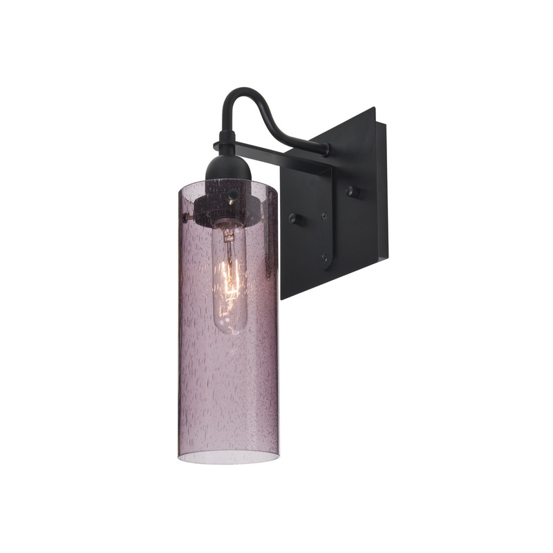 Besa 1WG-JUNI10PL-BK Juni One Light Wall Sconce Black