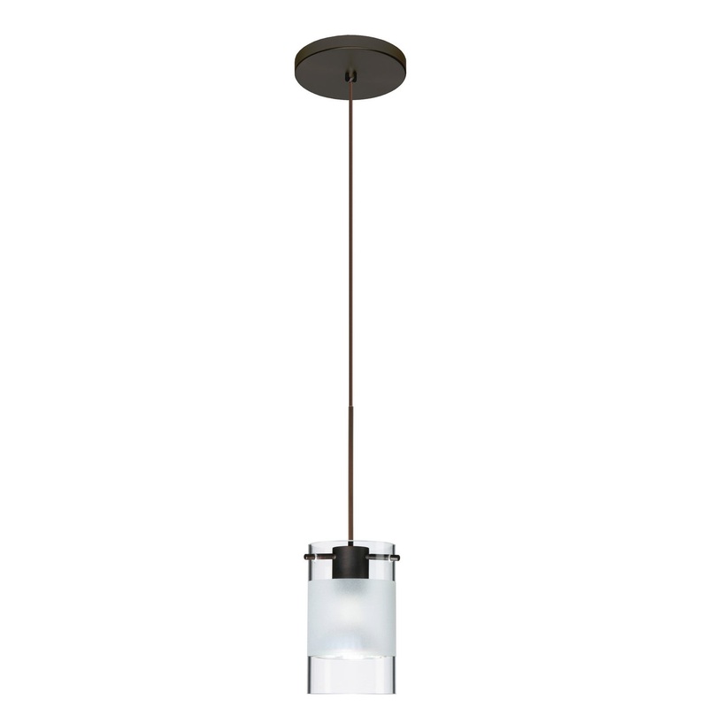 Besa 1XT-6524EC-LED-BR Scope One Light Pendant Bronze