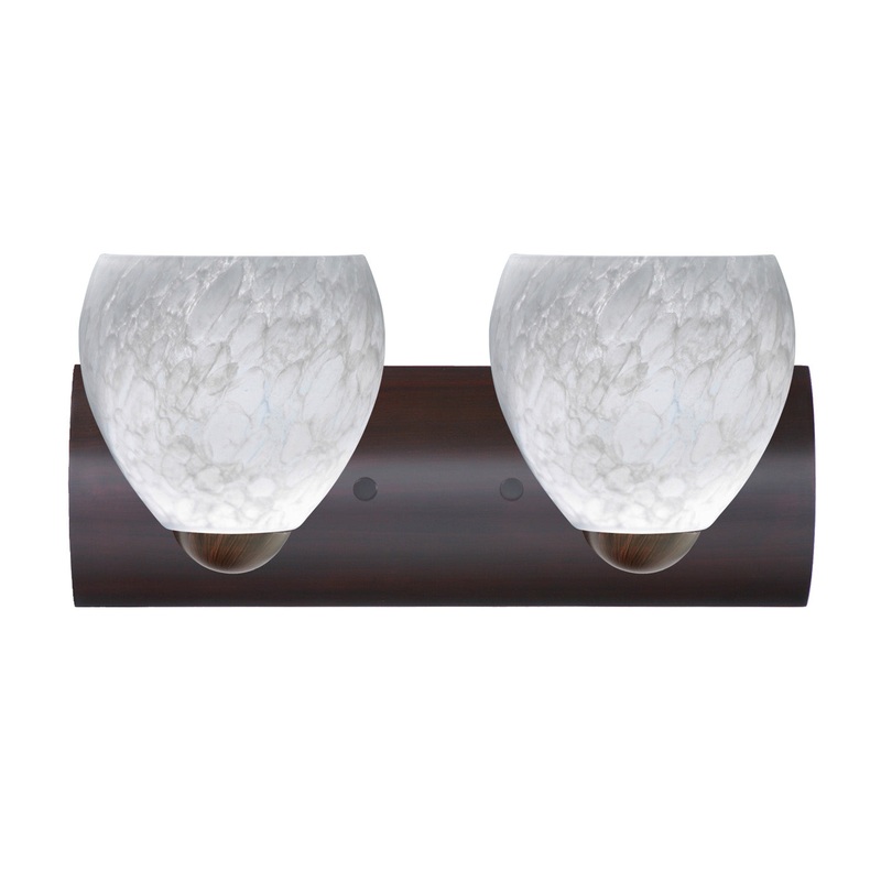 Besa 2WZ-412219-LED-BR Bolla Two Light Wall Sconce Bronze (Discontinued)