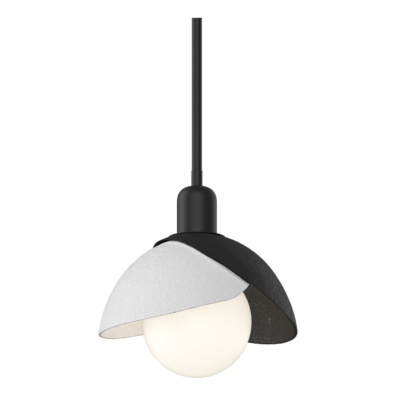 Brooklyn Double Shade Mini Pendant Black White
