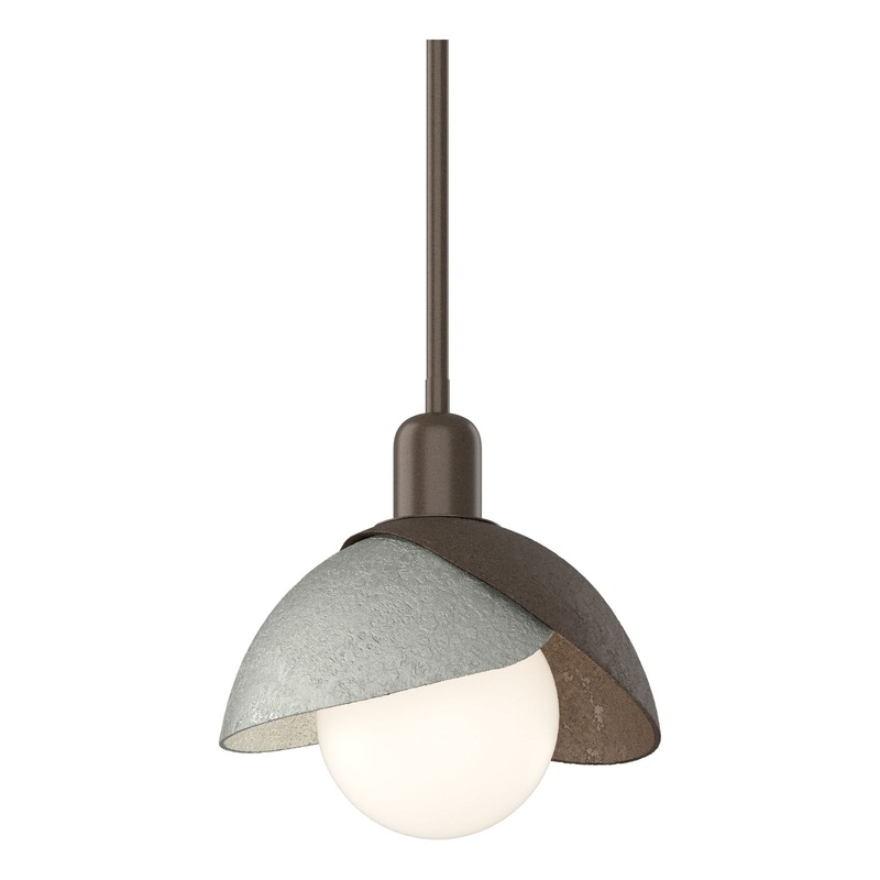 Brooklyn Double Shade Mini Pendant Bronze Sterling