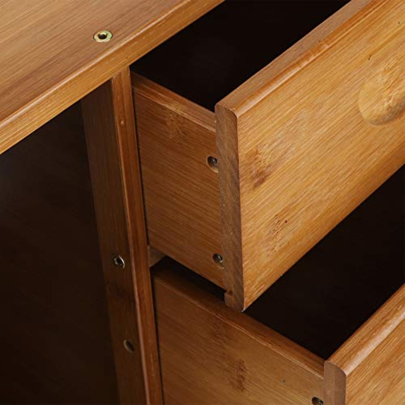 Fournyaa Comodino, Comodo, Semplice e Moderno Comodino, Naturale, Tavolo da Camera, Durevole, Mini, per Soggiorno, Libri, Camera da Letto, Strumenti,