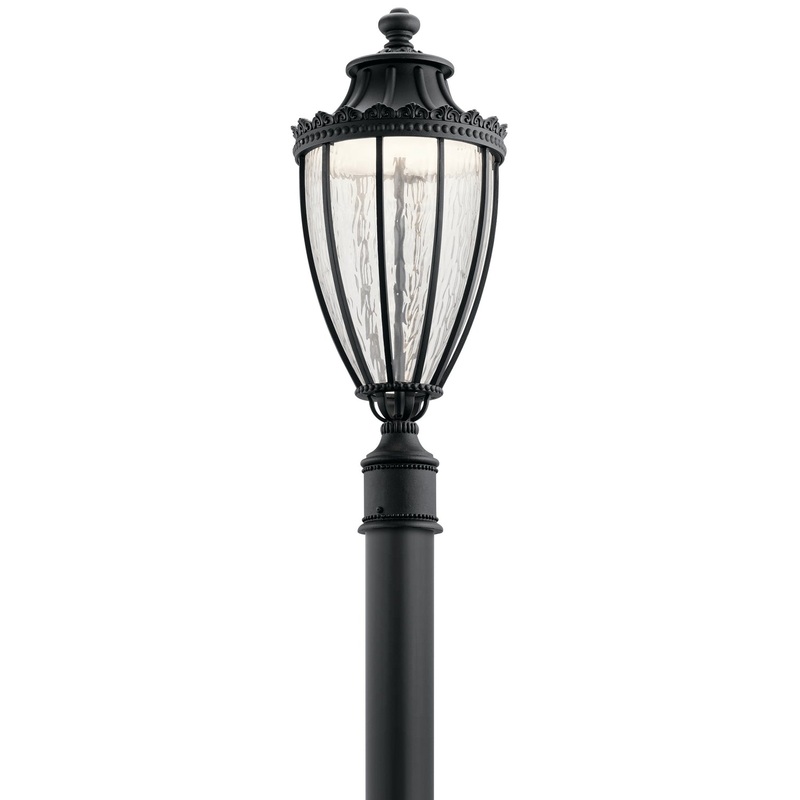 Kichler 49756BKTLED LED Outdoor Post Mount, Textured Black