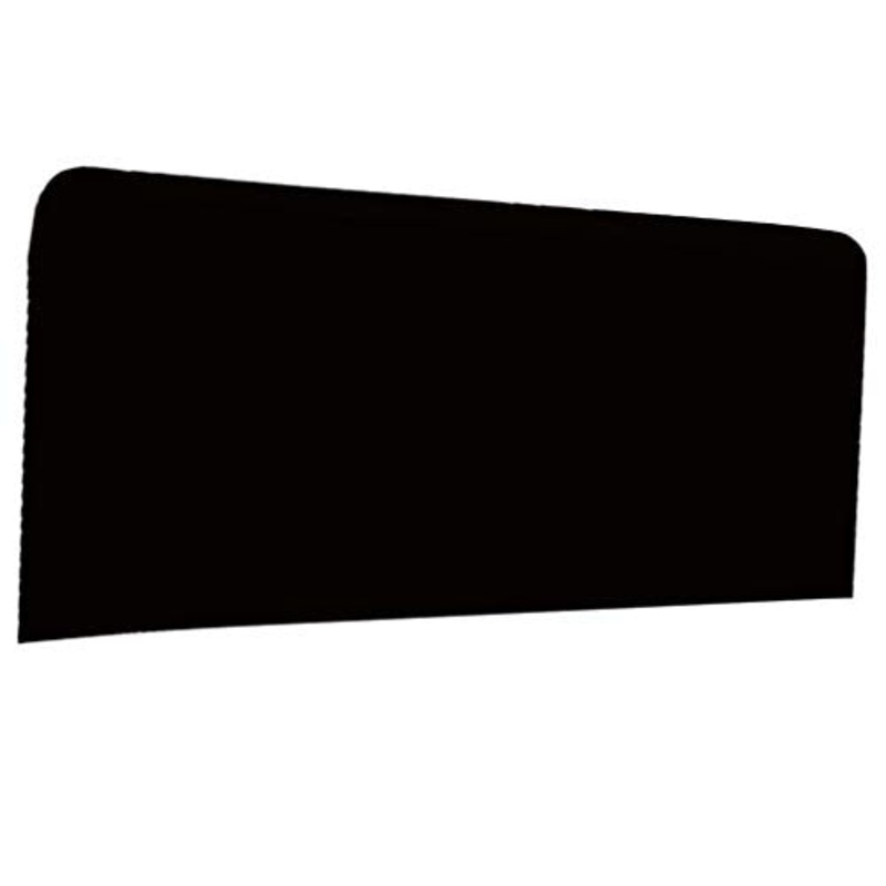 PETSOLA Copri Testata del Letto Elastica Poliestere Morbido E Traspirante, Antimacchia – Nero