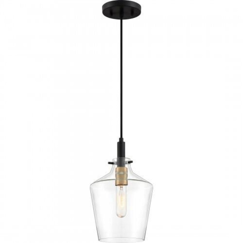 Quoizel JUN1508EK June Mini pendant 1 light earth black Mini Pendant