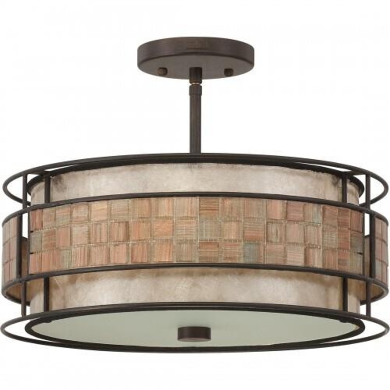 Quoizel MC842SRC Laguna Semi flush renaissance copper Semi-Flush Mount