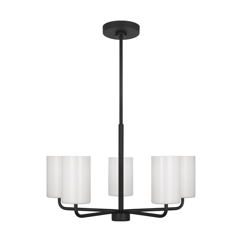 Rhett Medium Chandelier Midnight Black None