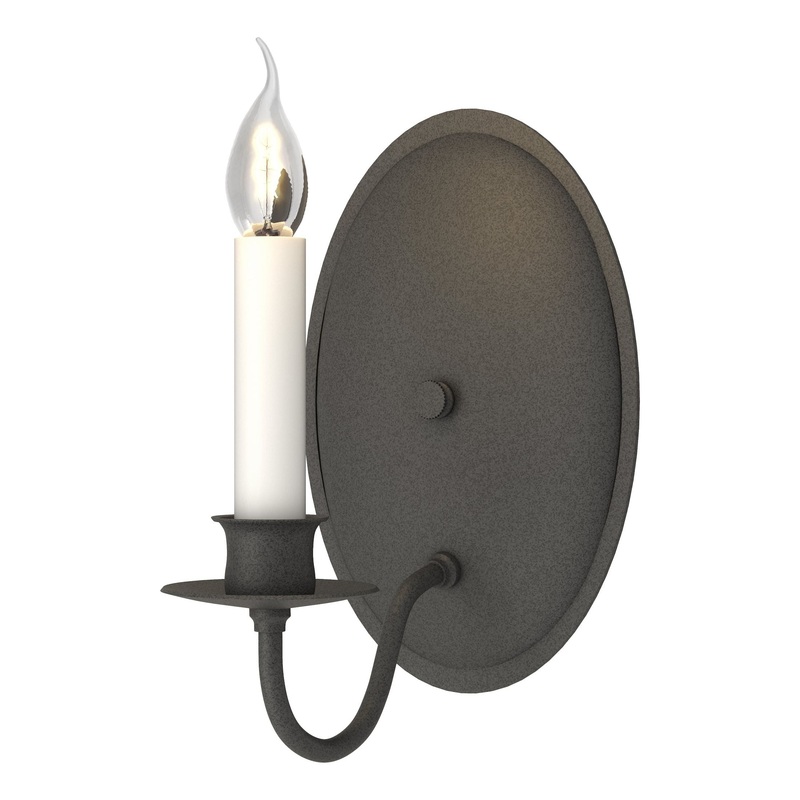 Simple Lines Sconce Natural Iron