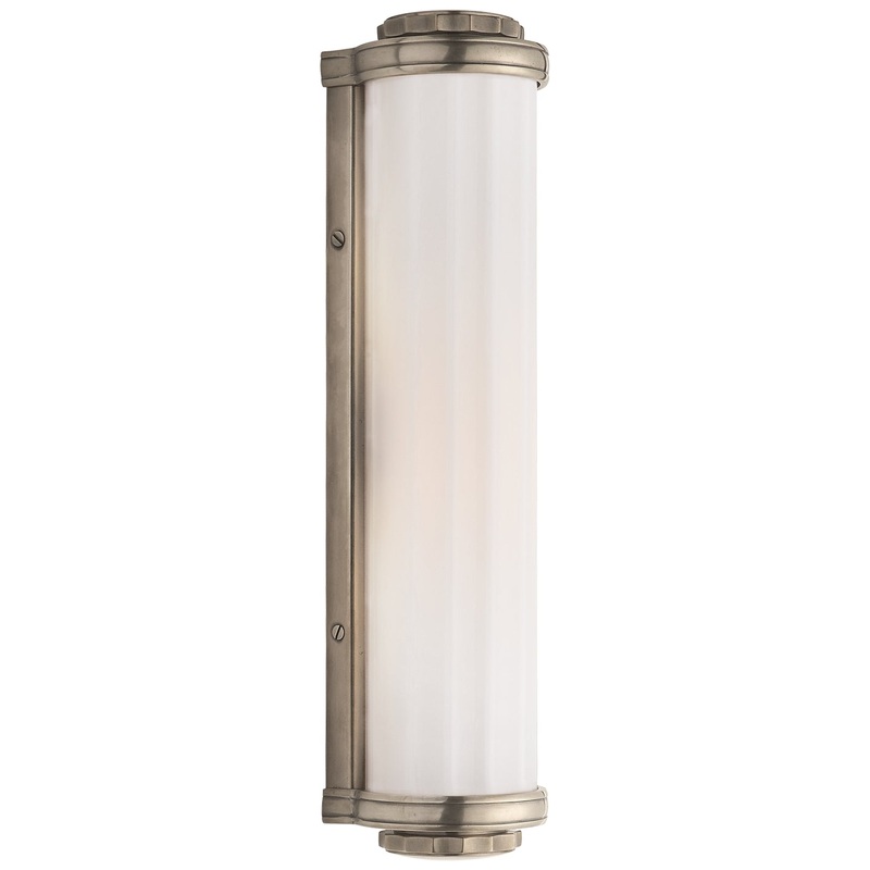 Two Light Bath Sconce from the Milton Road Collection in Antique Nickel Finish by Visual Comfort Signature
