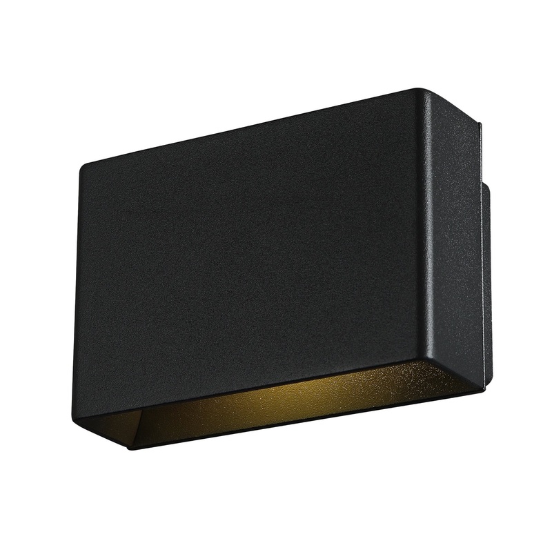 Vello Outdoor LED Wall Mount Black