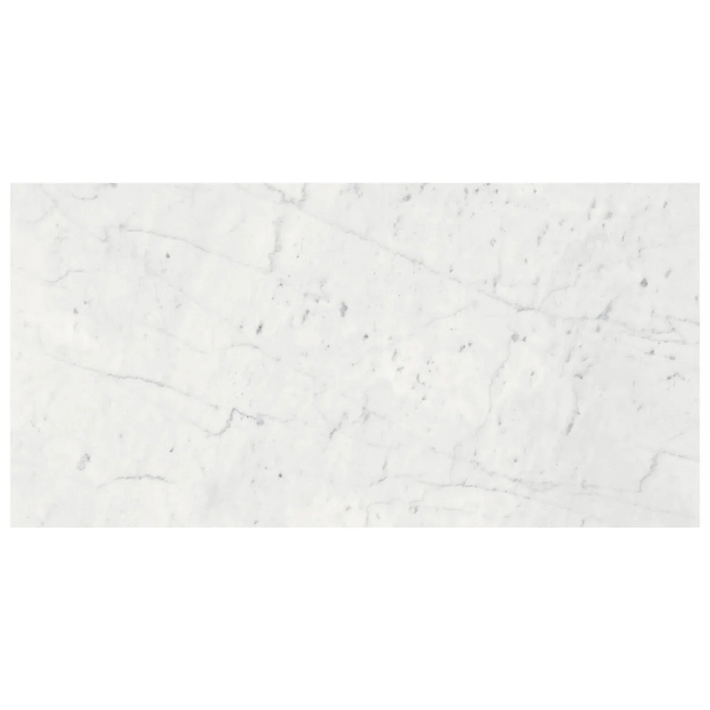 12″ x 24″ Eterna Bianco Polished Marble Tile 12″ x 24″