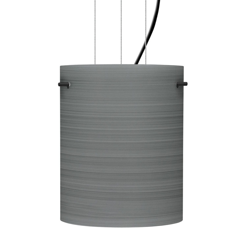 Besa 1KG-4006TN-BK Besa Tamburo 8 Cable Pendant One Light Pendant Black