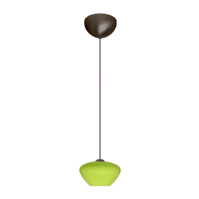 Besa 1XC-541035-BR Peri One Light Pendant Bronze