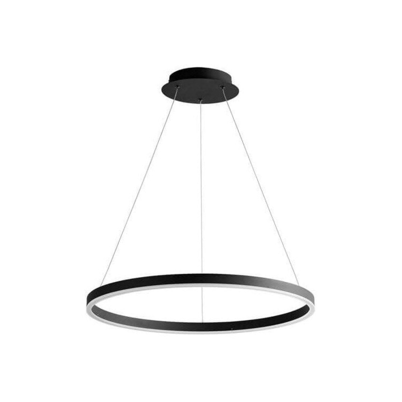 Circulo Single-Light 24″ Pendant – Aged Brass