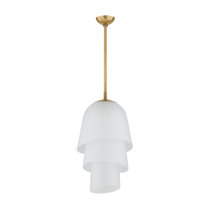 Corbett Lighting 470-13-VB Hela One Light Pendant Vintage Brass