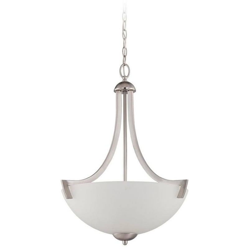 Craftmade 37743-SN Almeda Three Light Pendant Satin Nickel (Discontinued)