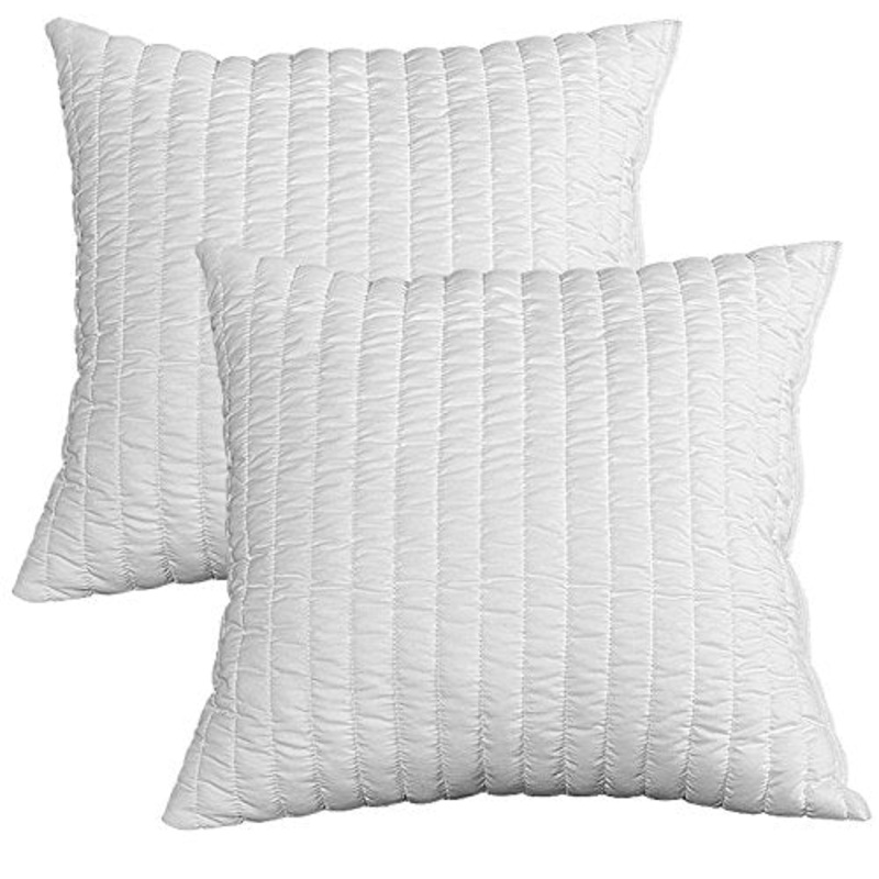 Evergreenweb – Coppia Cuscini Memory Foam 60×60 h 12cm da Letto o Arredo Divano Decorativi Imbottitura 100% Fiocco effetto Piuma Traspiranti Fodera Anallergica 2 Guanciali per Dolori Cervicali OFFERTA