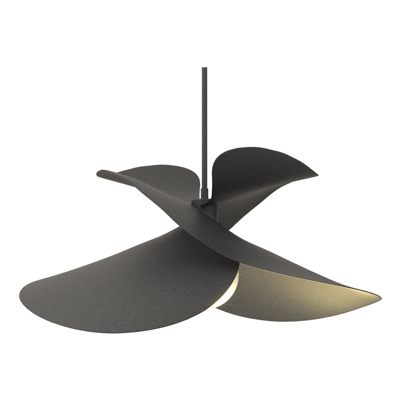 Hibiscus Large Pendant Natural Iron