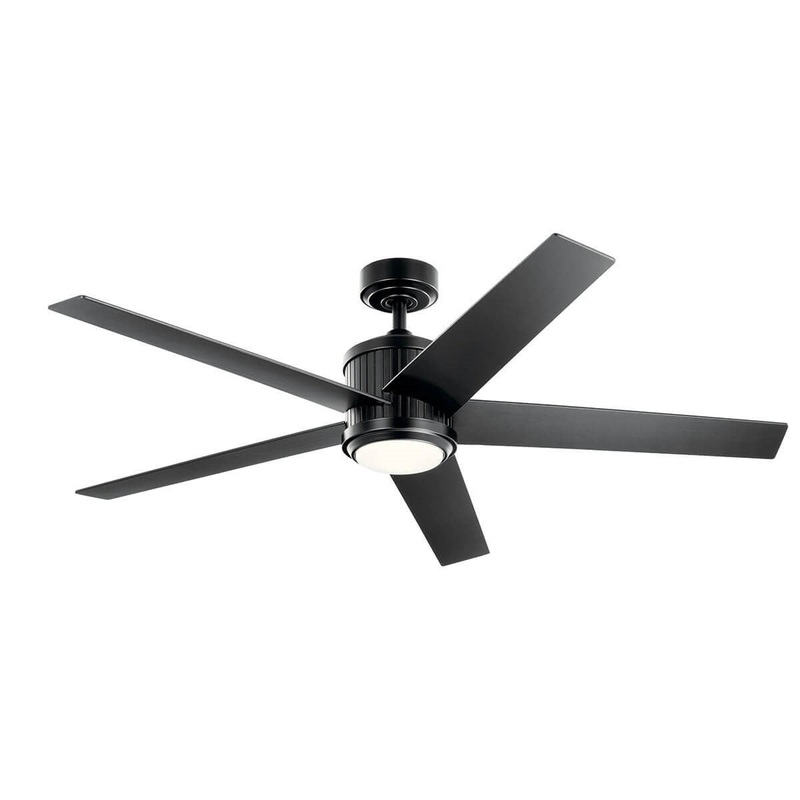 Kichler 300044SBK 56″ Ceiling Fan, Satin Black