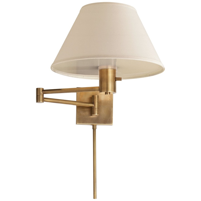 One Light Wall Sconce from the Vc Classic Collection in Hand-Rubbed Antique Brass Finish by Visual Comfort Signature