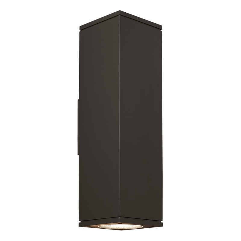 Tegel 18 Outdoor Wall Downlight Black 2700K / 36-Degree Beam None