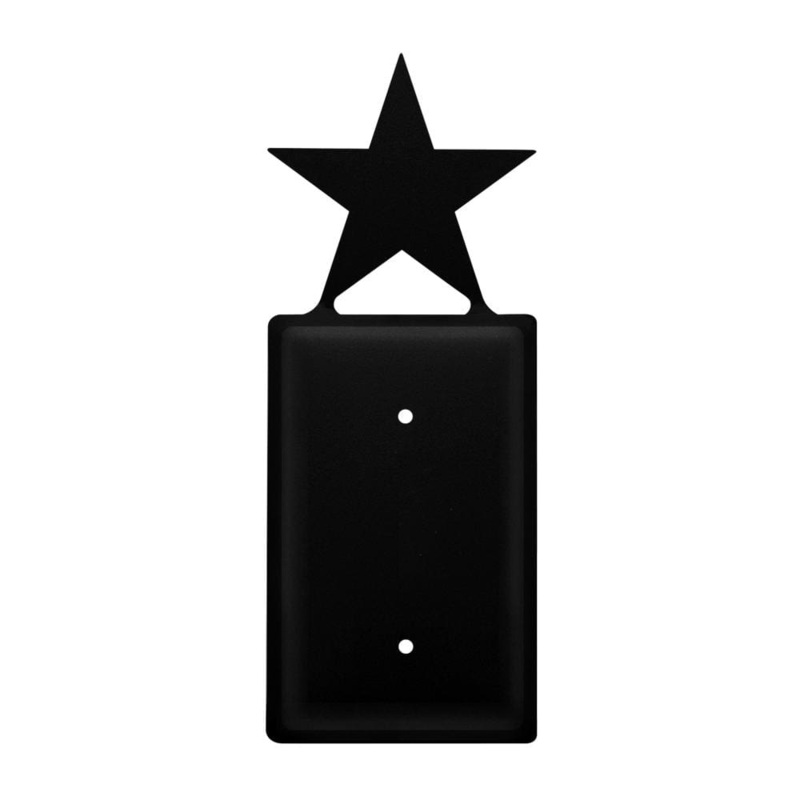 Village Wrought Iron EC-45 Single Star Single Elec Cover CUSTOM Product