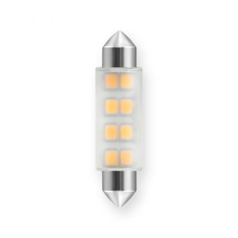 1 Watt Festoon LED, 100  Lumens, Festoon base, 12 Volt Light Bulb by Emery Allen