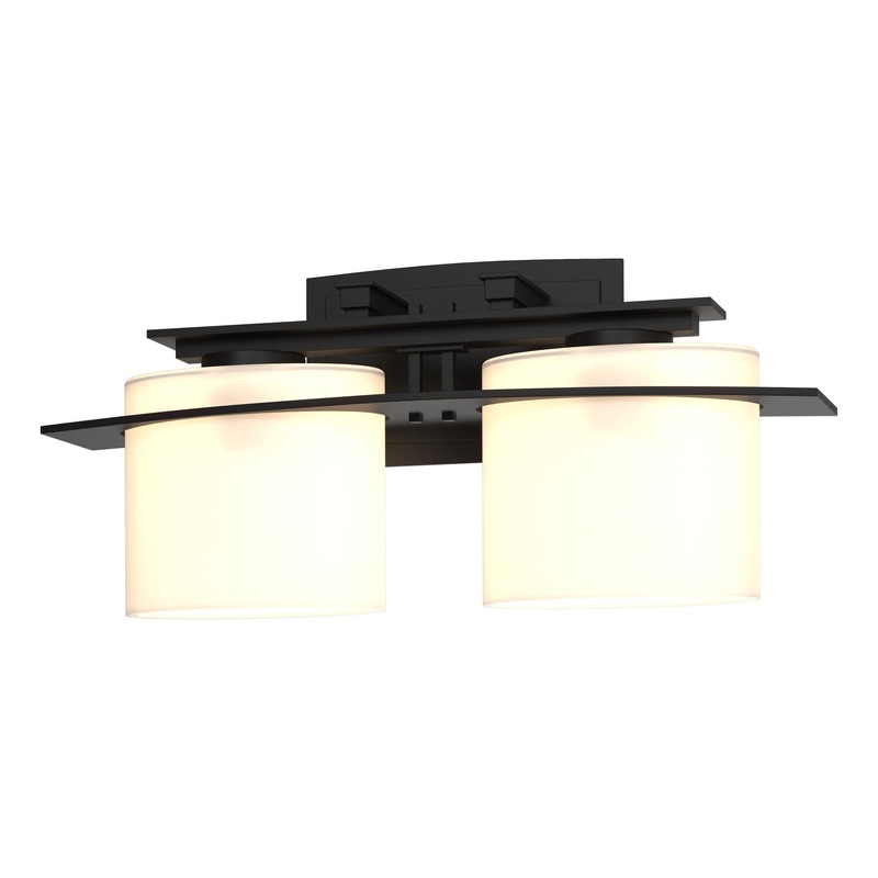 Arc Ellipse 2-Light Sconce Black