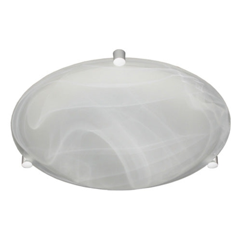 Besa 968252-WH Trio One Light Ceiling Mount White