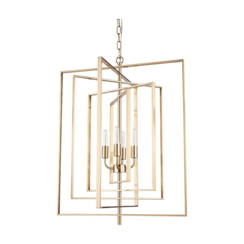 Colleen Chandelier Antiqued Gold